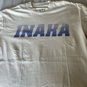 Inaka, size Large, cream/blue color, unisex